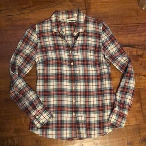 J. Crew Plaid Perfect Shirt